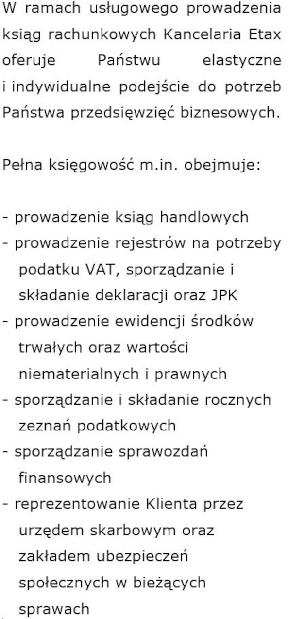 Ksiegowosc_3v21 Etax Doradca Podatkowy Warszawa